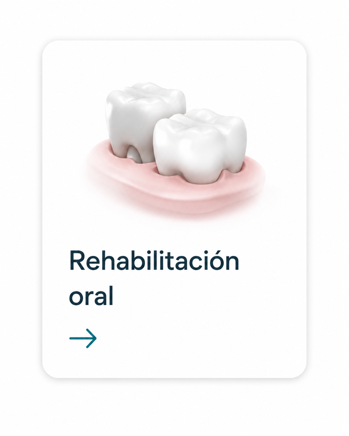 Rehabilitación oral: soluciones integrales para casos de desgaste, pérdida dental, alteraciones funcionales o reconstrucción estética.